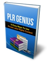 PLR Genius MRR Ebook